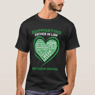 Grünes Band Schwiegervater Nierenerkrankung Bewuss T-Shirt