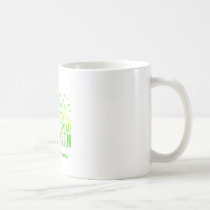 Grünes Band zur Sensibilisierung für psychische Ge Kaffeetasse