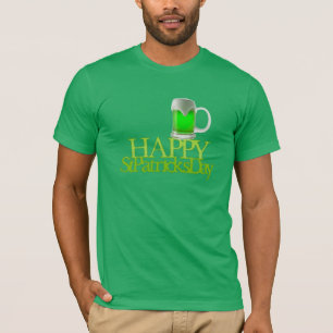 Grünes Bier Frohen St. Patrick's Day T-Shirt