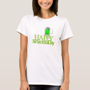 Grünes Bier Frohen St. Patrick's Day T-Shirt