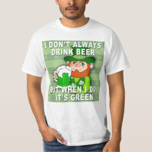 Grünes Bier für St Patricks Day Meme Spaß T-Shirt