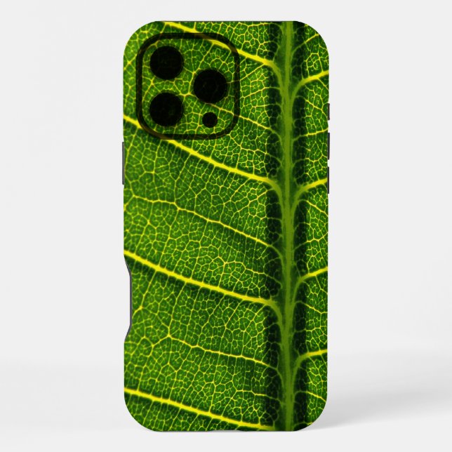 Grünes Blatt iPhone 16 Pro Max Hülle (Rückseite)
