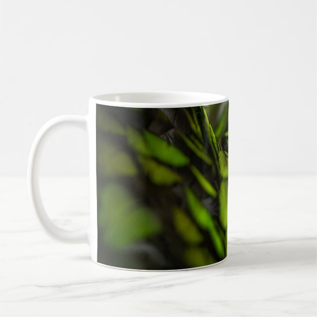 Grünes Blatt Kaffeetasse (Links)