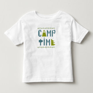 Grünes Blaues Camp Zeit Natur T-Shirt