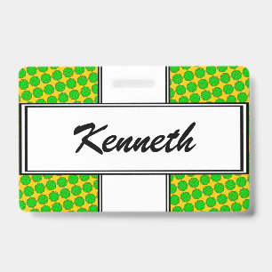 Grünes Blumenband von Kenneth Yoncich Ausweis