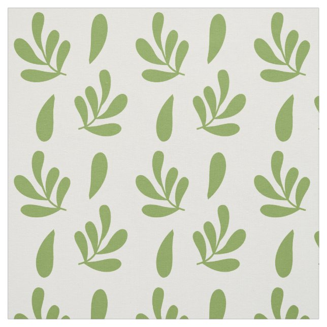 Grünes Blumenmuster Stoff (Muster)