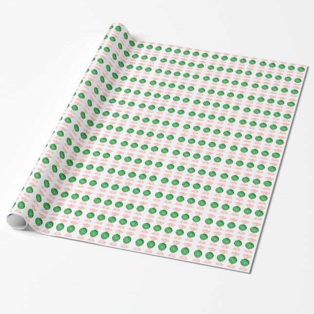 Grünes Bonbonpapier Geschenkpapier (Ungerollt)