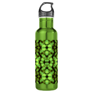 Grünes Buddha-Kaleidoskop Trinkflasche