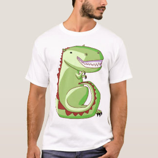 Grünes Dino-T-Shirt T-Shirt