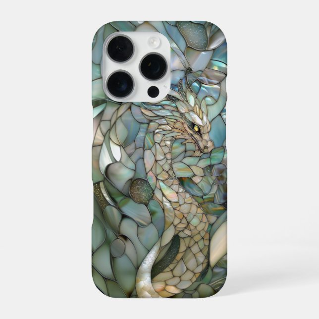 Grünes Drachenglas - Imitate aus festem Glas iPhone 16 Pro Hülle (Rückseite)