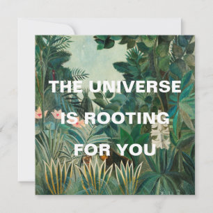 Grünes Dschungelgemälde-Universum rutscht