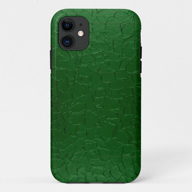 Grünes Edelstahlmetall Case-Mate iPhone Hülle (Rückseite)
