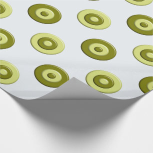 Grünes Element der Tupfen Geschenkpapier