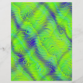 Grünes falsches Schlangenleder Scrapbook Papier 2-