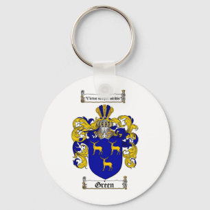 GRÜNES FAMILIENWAPPEN - GRÜNES WAPPEN SCHLÜSSELANHÄNGER