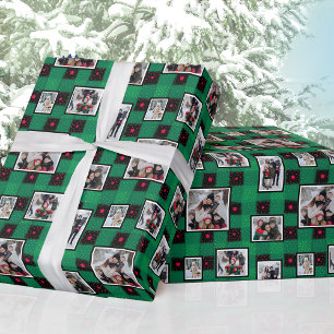 Grünes Foto Geschenkpapier