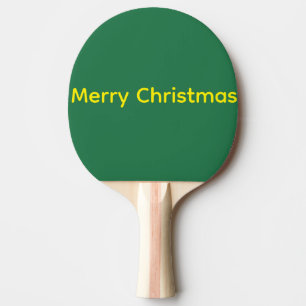 Grünes Frohe Weihnachten Tischtennis Schläger