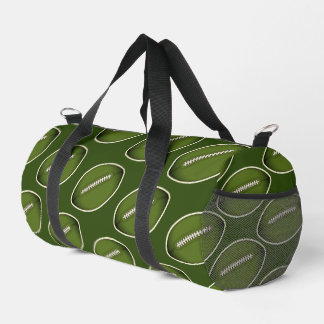 Grünes Fußballmuster Screwball-Grafiken Duffle Bag