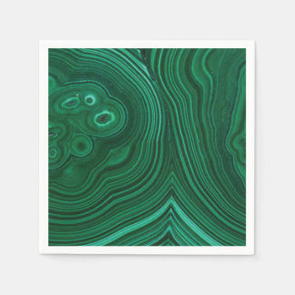 Grünes Gemein-Malachit-Naturstein-Design Serviette