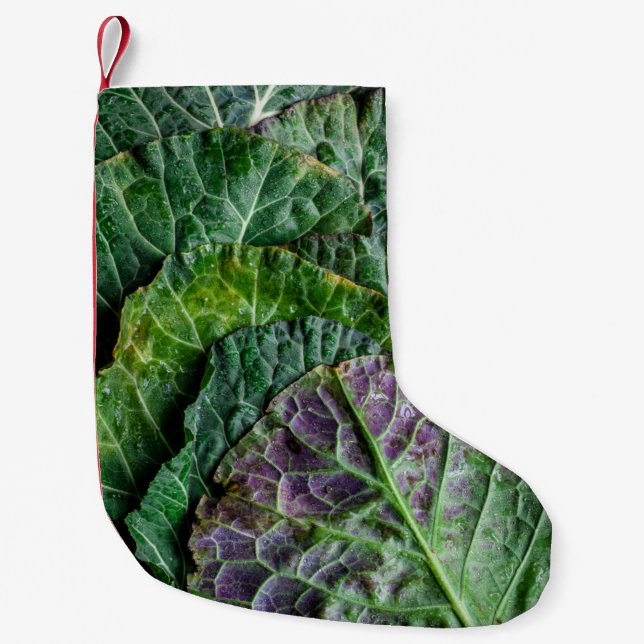 Grünes Gemüse Kleiner Weihnachtsstrumpf (Vorderseite)