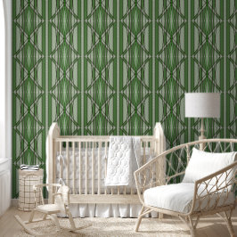 Grünes geometrisches Design Tapete