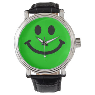 Grünes Gesicht Armbanduhr