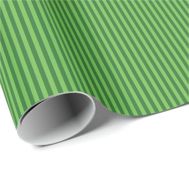 Grünes gestreiftes geschenkpapier (Rolleneckpunkt)