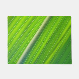 Grünes, gestreiftes Muster Door Mat Fußmatte