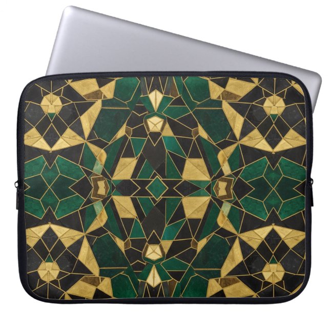 grünes Gold  Laptopschutzhülle (Vorderseite)