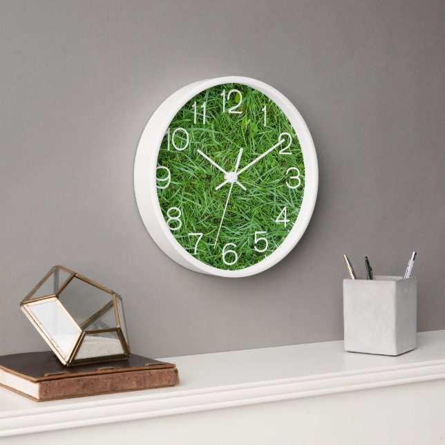 Grünes Gras Uhr (Büro)
