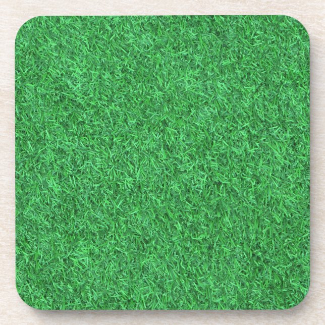 Grünes Gras Untersetzer (Vorderseite)