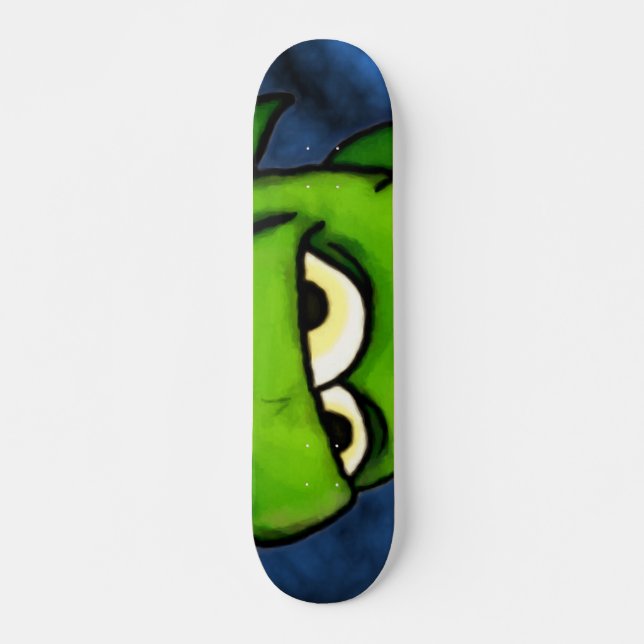 Grünes Gremlin Skateboard (Vorne)