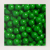 Grünes Gumballs Süßigkeiten