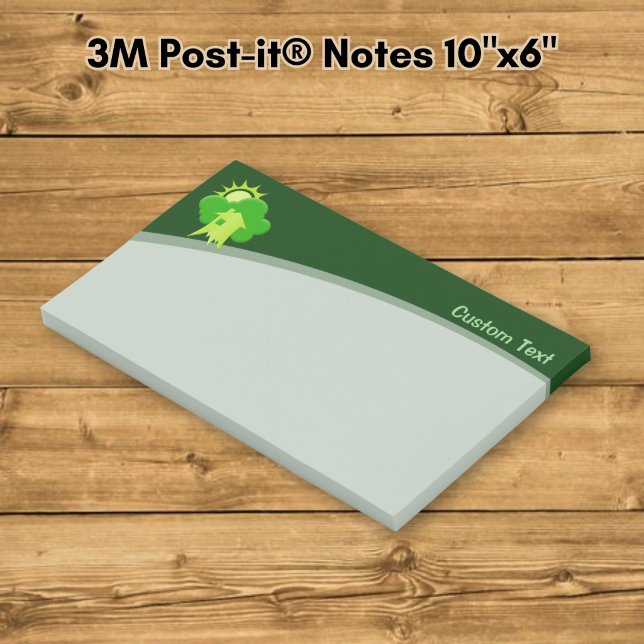 Grünes Haus Post-it Klebezettel (Von Creator hochgeladen)