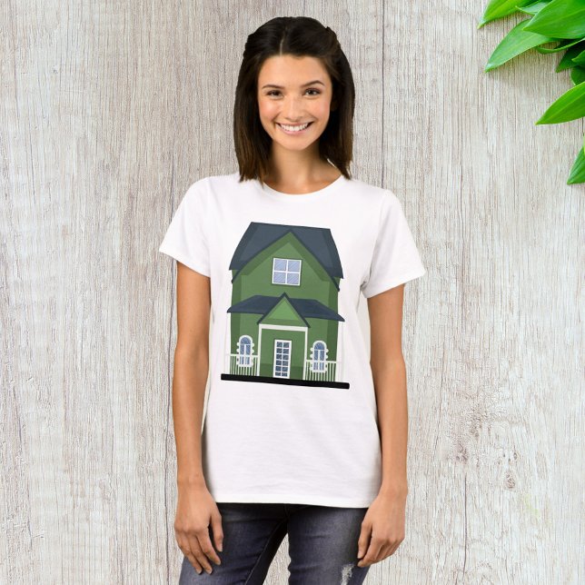 Grünes Haus T-Shirt (Von Creator hochgeladen)