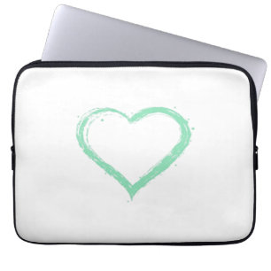 Grünes Herz Essential Laptopschutzhülle