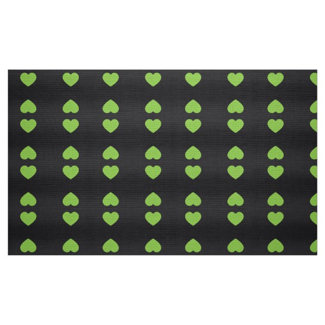 Grünes Herz Stoff (Fat Quarter (45,7 x 55,9 cm))