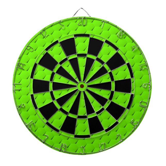 Grünes Hexagon Dartscheibe (vorne)