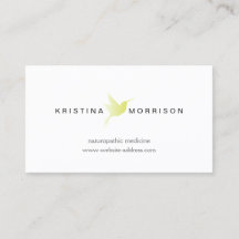 Grünes Hummingbird-Logo Naturopaths, Gesundheit