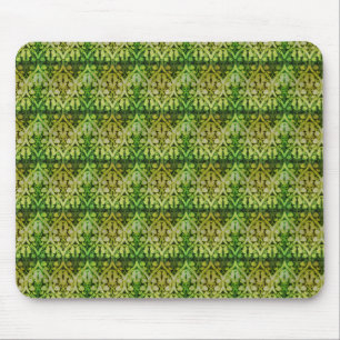Grünes Indianermuster Mousepad