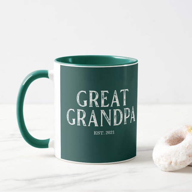 Grünes Jahr der Jäger Tasse (Mit Donut)