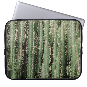 Grünes Kaktus-Pflanze nah-up-Foto Laptopschutzhülle