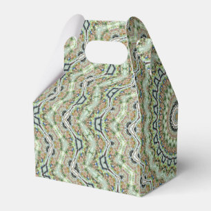 Grünes Kaleidoskop Geschenkschachtel