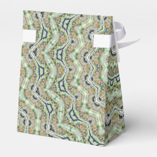 Grünes Kaleidoskop Geschenkschachtel
