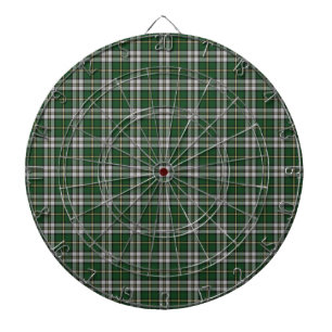 Grünes Kap Breton Tartan Dartscheibe