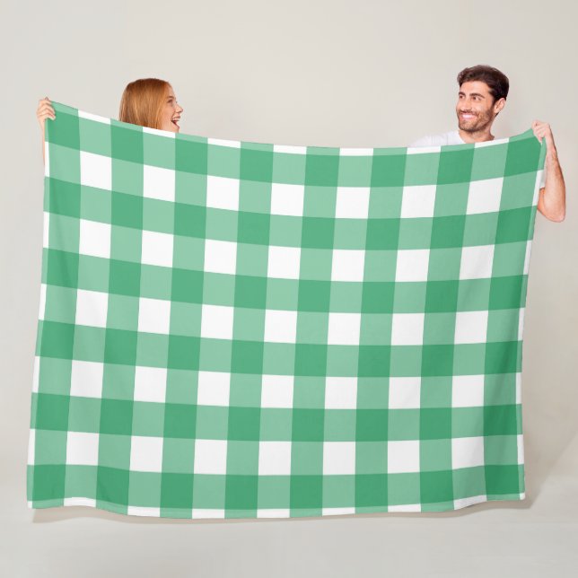 Grünes Kariert 60x80 Fleece Blanket (Beispiel)