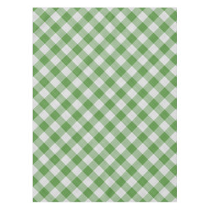 Grünes Kariertes Prüfmuster von Gingham Tischdecke