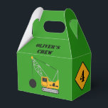 Grünes Kinderbaupapier Geschenkschachtel<br><div class="desc">Feiern Sie das besondere Ereignis Ihres jungen Festers mit einem bauthematischen Party. Einfache Party Papier Gunst Box mit Bauthema. Vollständig personalisierbar und in drei kräftigen,  jugendlichen Farben erhältlich. Kontaktieren Sie uns für Hilfe bei der Personalisierung oder Anpassung an Ihre Bedürfnisse.</div>
