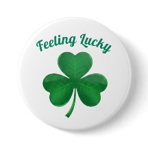 Grünes Kleeblatt-Fühl-dich-glücklich-St.-Patricks-