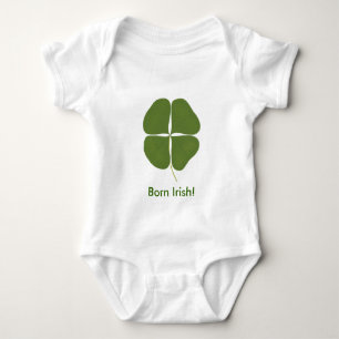 Grünes Kleeblatt, Geborenes irisches St. Patricks  Baby Strampler